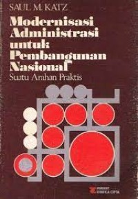 Image of Modernisasi Administrasiuntuk Pembangunan Nasional
