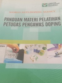 Image of PAnduan Materi pelatihan petugas pengawas doping