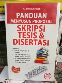 Image of Panduan Menyusun Tugas akhir