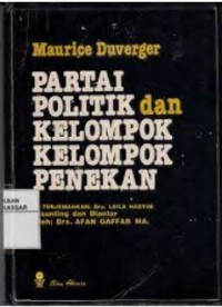 Image of Partai Politik dan Kelompok-Kelompok Penekan
