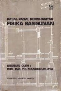 Image of Pasal-Pasal Penghantarfisika Bangunan