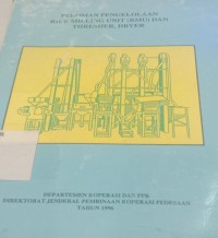 Image of Pedoman pengelolaan rice milling unit (RMU) dan thresher, dryer