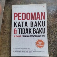 Image of Pedoman Kata Baku dan Tidak Baku