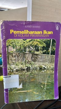 Image of Pemeliharaan ikan di kolam perkarangan