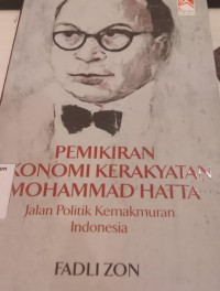 Image of Pemikiran Ekonomi Kerakyatan Mohammad Hatta