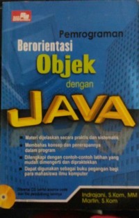 Image of Pemrograman berorientasi objek dengan java