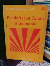 Image of Pendaftaran tanah di Indonesia