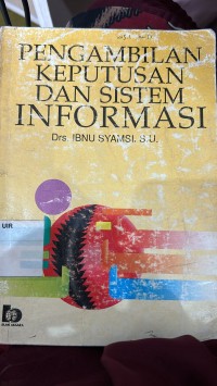 Image of Pengambilan Keputusan Dan Sistem Informasi