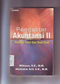 Image of Pengantar Akuntansi II Ikhtisar Teori & Soal