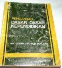 Image of Pengantar Dasar-Dasar Kependidikan