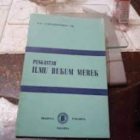 Image of Pengantar Ilmu Hukum Merek