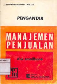 Image of Pengantar Manajemen Penjualan