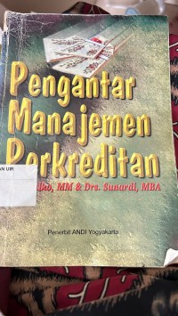Image of Pengantar Manajemen Perkreditan