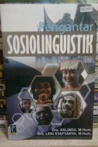 Image of Pengantar Sosiolinguistik