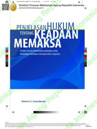 Image of Penjelasan Hukum tentang Keadaan Memaksa