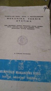 Image of Penyelesaian Soal-Soal Mekanika Teknik Vi
