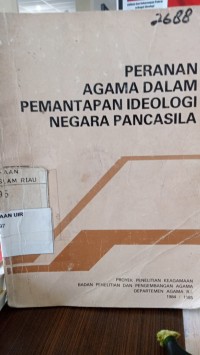Image of Peranan Agama dalam Pemantapan Idiologi Negara