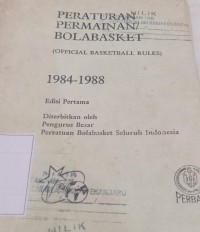 Image of Peraturan Permainan Bola Basket