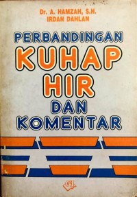 Image of Perbandingan KUHAP HIR dan Komentar
