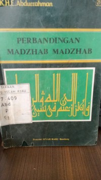 Image of Perbandungan Madzhab-Madzhap