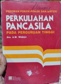 Image of Perkuliahan Pancasila Pada Perguruan Tinggi