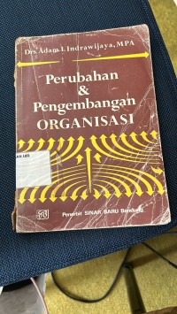 Image of Perubahan Dan Pengembangan Organisasi