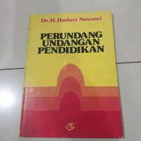 Image of Perundang Undangan Pendidikan