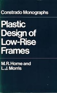 Image of Plastic Design Of Low Rise Frames