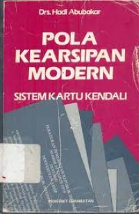 Image of Pola kearsipan modern: sistem kartu kendali