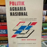 Image of Politik Agraria Nasional