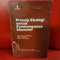 Image of Prinsip Ekologi Untuk Pembangunan Ekonomi