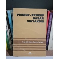Image of Prinsip-prinsip dasar sintaksis