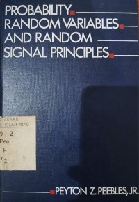 Image of Probality Random Variables And Random Signal Principles