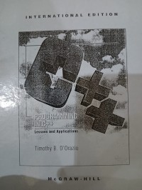 Image of Programming in C++: Lessons and Applications