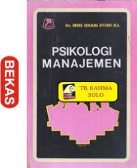 Image of Psikologi Manajemen
