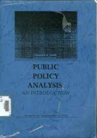 Image of Public Policy Anaysis : An Introduction