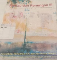 Image of RANTAU DAN RENUNGAN III