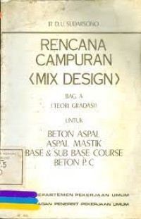 Image of Rencana Campuran(Mix Design)
