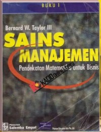 Image of Sains Manajemen Pendekatan Matematika Untuk Bisnis