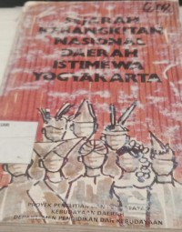 Sejarah Kebangkitan Nasional Daerah Istimewa Yogyakarta