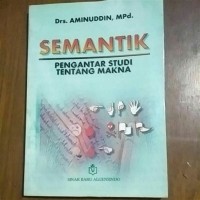 Image of Semantikpengantar Studi Tentang Makna