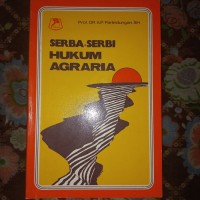 Serba-Serbi Hukum Agraria