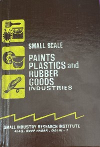 Image of Small Scale Paints Plastics and Rubber Goods Industries