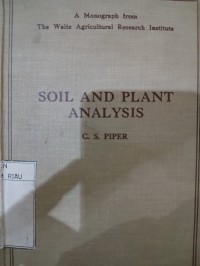 Image of Soil and Plant Analysis