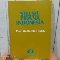 Image of Stelsel Pidana Indonesia