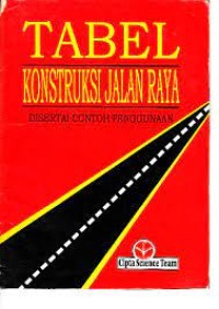 Image of Tabel Konstruksi Jalan Raya
