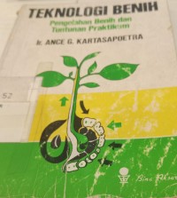 Image of Tehnologi Benih Pengelolahan Benih dan Tuntunan