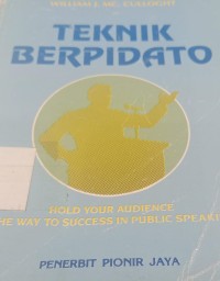 Image of Teknik berpidato