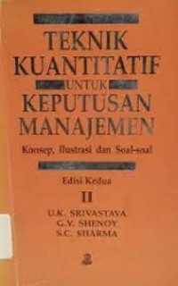 Image of Teknik Kuantitatif Untuk Keputusan Manajemen