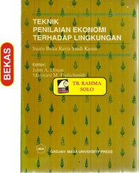 Image of Teknik Penilian Ekonomi terhadap Lingkungan